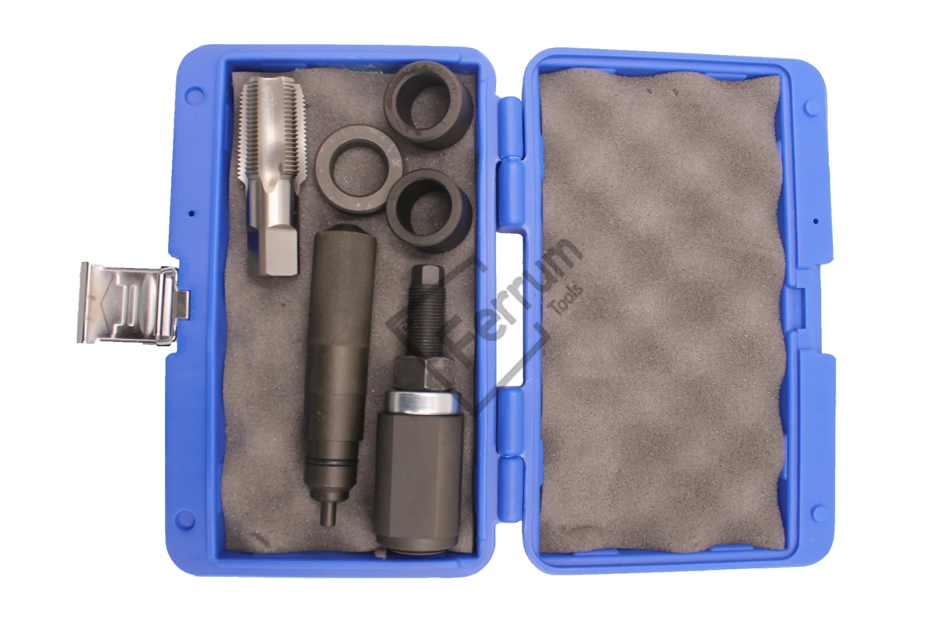 7.3L Powerstroke Fuel Injector Sleeve Cup In-Vehicle Tool Kit with Tap - Image 2