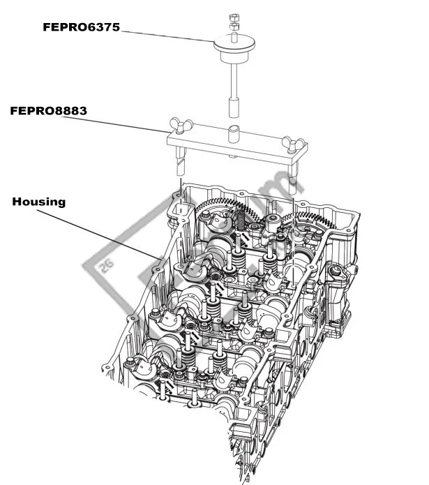 DETROIT DIESEL DD13/DD15 CAMSHAFT BEARING CAP PULLER ALTERNATIVE TO J-48883 W470589023300 - Image 4