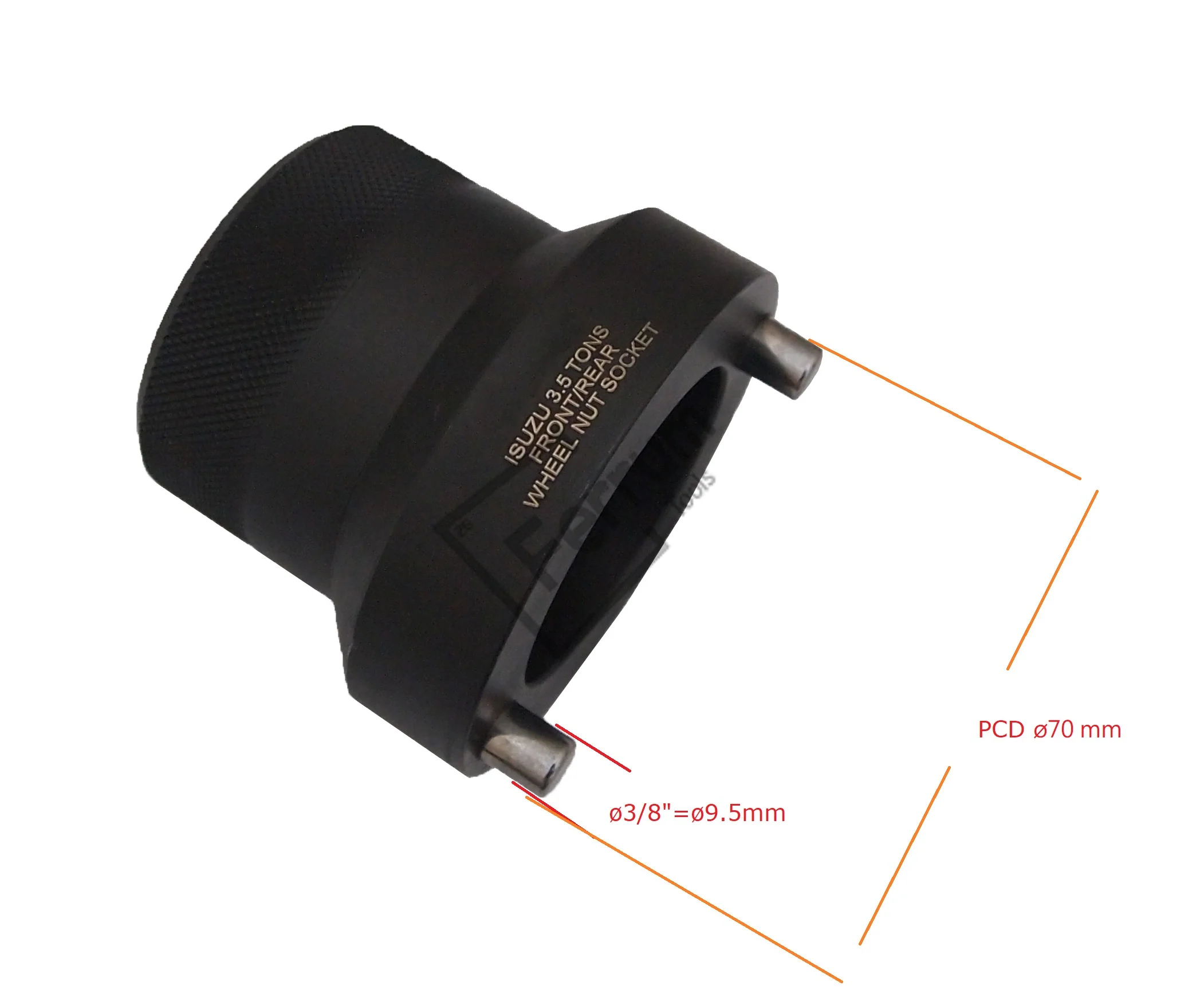 ISUZU 3.5 TONS/ MITSUBISHI CANTER REAR WHEEL AXLE NUT SOCKET - Image 2