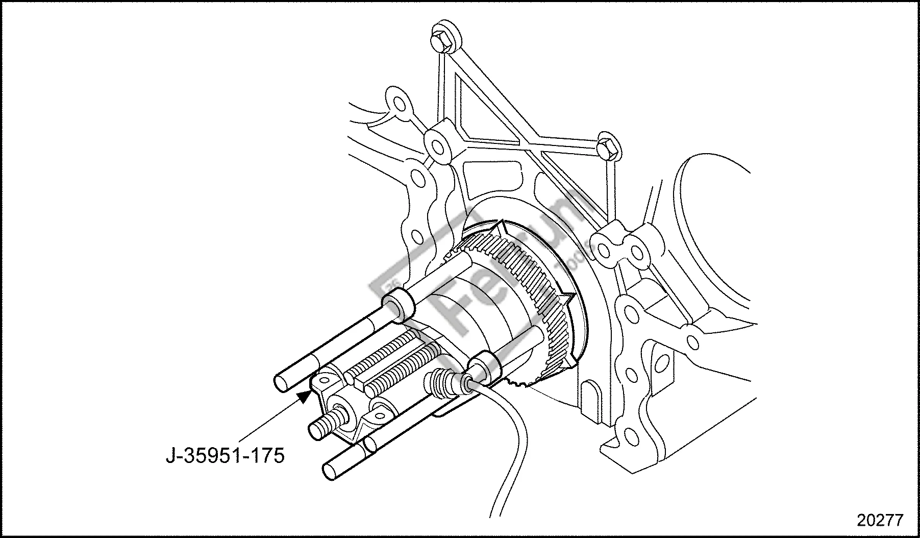 J-35642 Alternative Crankshaft Gear Remover & Installer - Image 4