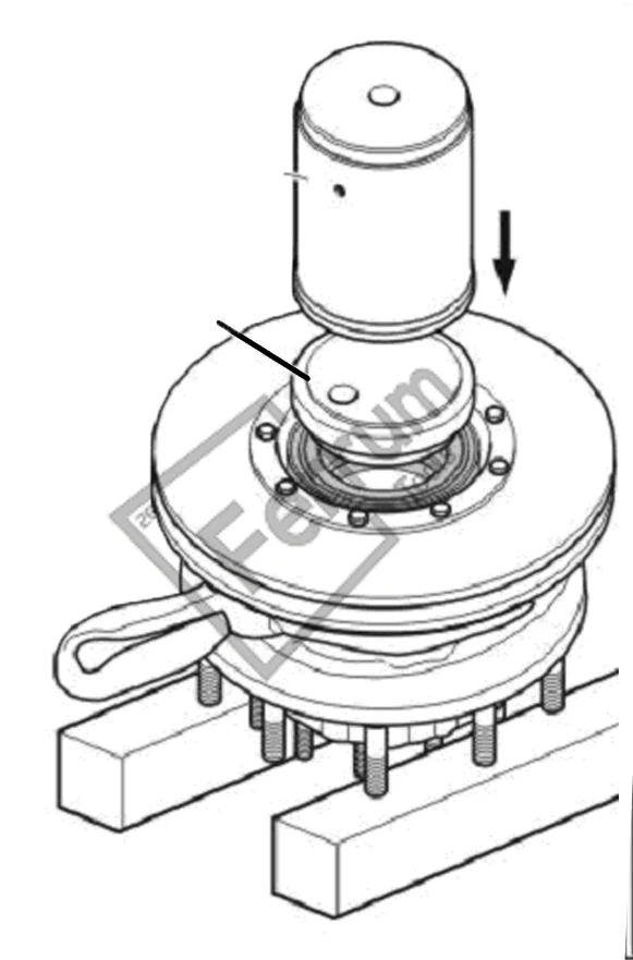 VOLVO D6 D12 D13 (FM) TRUCK REAR WHEEL AXLE BEARING/ OIL SEAL INSTALLER ALTERNATIVE TO 88800173 - Image 3